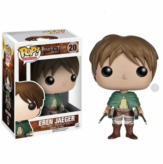 Виниловые фигурки Funko POP «Атака титанов» POP20/21/235/239, ПВХ, 10 см коллекционные