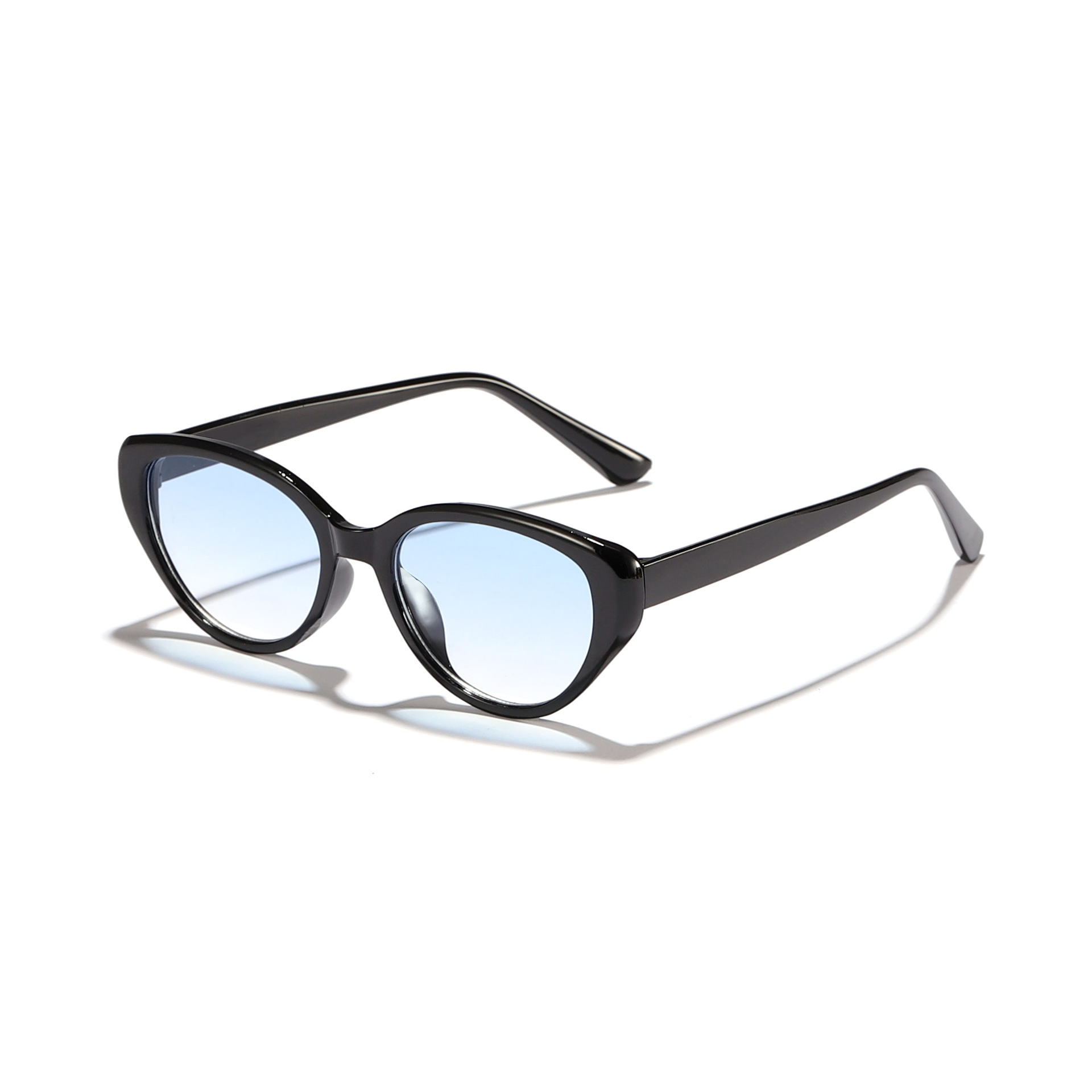 Gafas de sol retro ojo de gato, cara redonda cuadrada de moda femenina, delgado, pequeño libro rojo, el mismo estilo, gafas de sol de alta gama de estilo europeo y americano