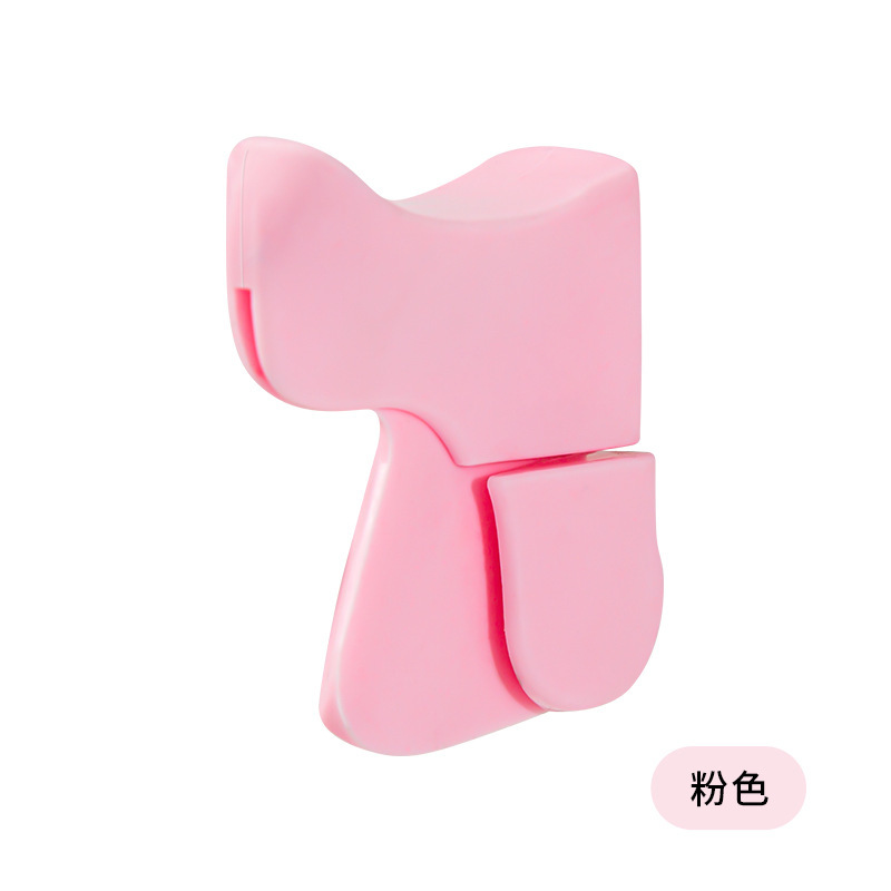 실리콘 칼 뒤 손 가드 (핑크)