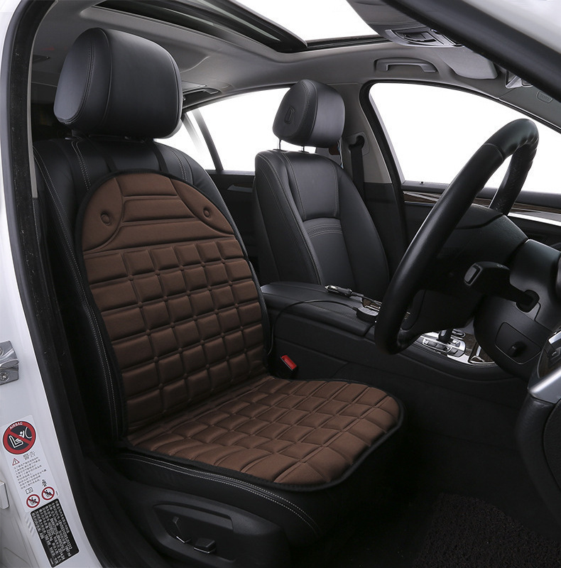 Car heated seat cushion for home and office use in winter, in-car warming mat, 12V electric heated seat cushion for vehicles