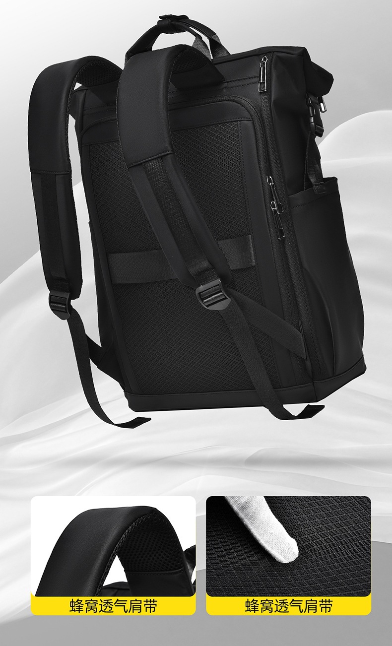 Cross-Border Business Rucksack für Herren mit großem Fassungsvermögen, wasserdicht, Pendler-Rucksack, Outdoor-Reiserucksack, leichte Schultertasche für Studenten