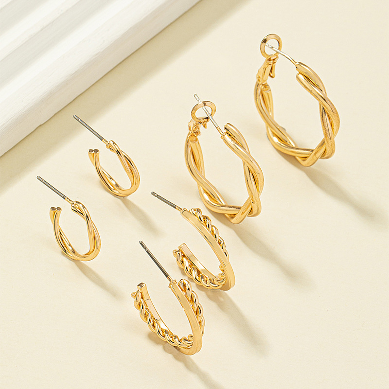 Fashion Geometric Alloy Plating Women's Earrings 1 Pair display picture 3