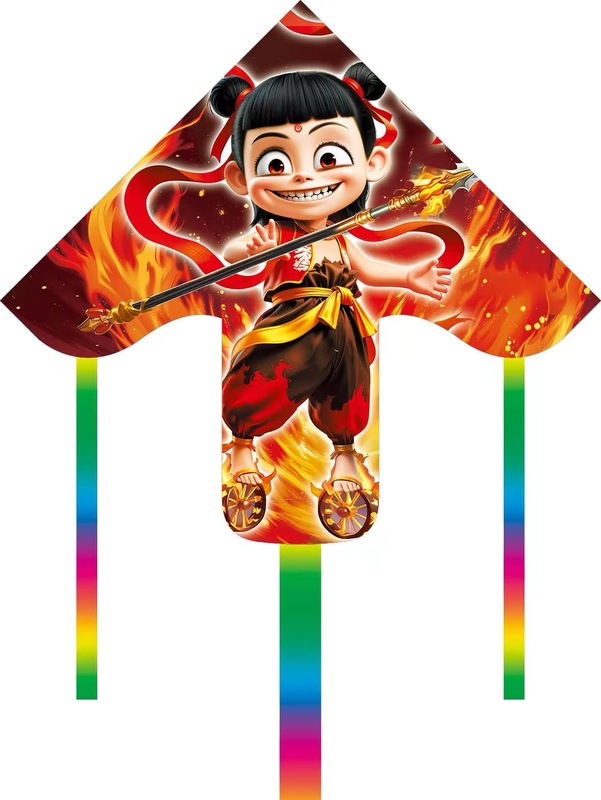 潍坊风筝新款儿童卡通鱼杆塑料风筝鱼竿手持小风筝玩具批发|undefined