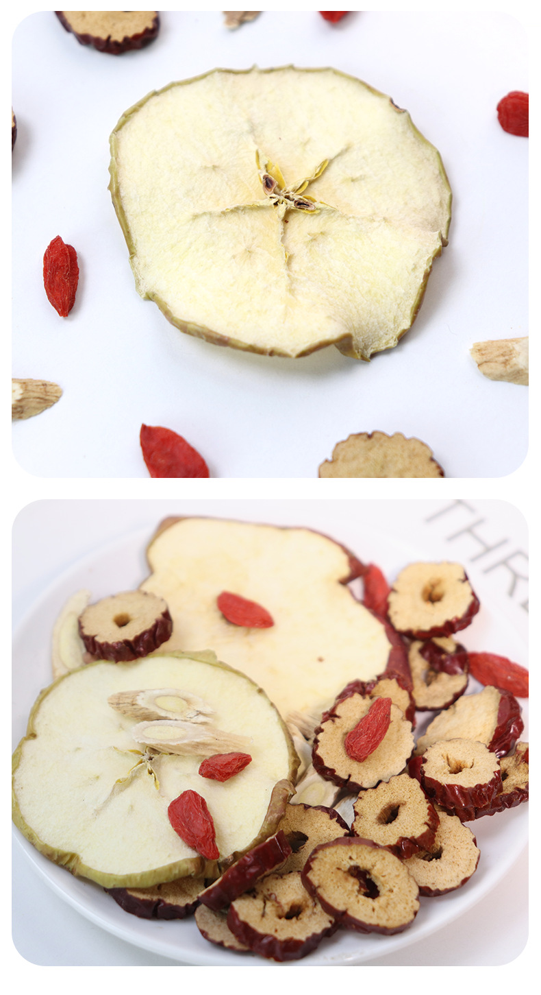 Apple Astragalus Fruit Tea Bags, Individual Wrap, 15g x 10 with Gift Box, Cold Brew, No Sugar detail image