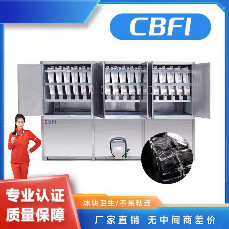 Delingshi Ice Machine Edible Cube Ice Machine 3-5 Tons Granular Ice Industrial Ice Machine Large Cube Ice Machine Edible