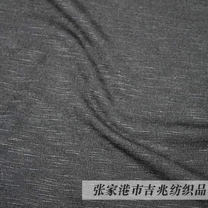 批发竹节纱棉莫代尔汗布T恤内衣婴儿服装运动服面料透气亲肤