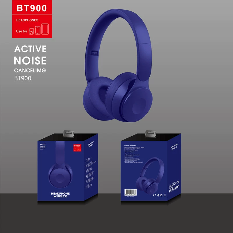 Производители поставляют BT900 гарнитуру гарнитура беспроводной Bluetooth тяжелый бас звонки Внешняя торговля кросс -граница складная взрыв H
