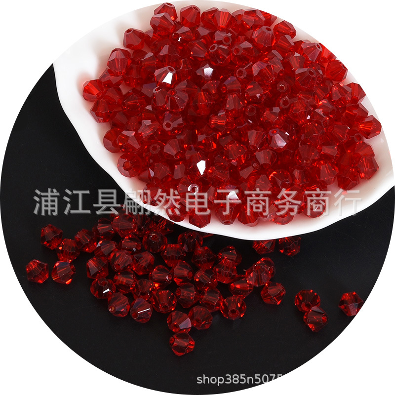 3-8mmAAAA水晶菱形珠精品水晶ガラス珠二頭尖珠DIY珠散珠アクセサリー部品