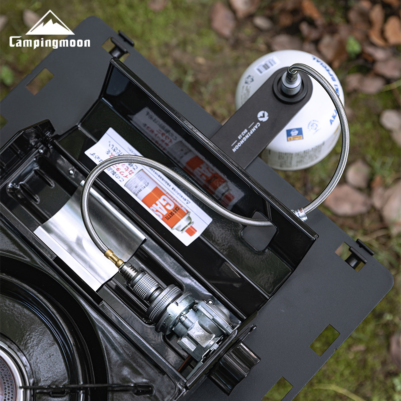 Coman equipo de camping al aire libre quemador de la tarjeta tubo de extensión 50 100cm a prueba de explosión de alta presión tanque de gas Alpine tubería de gas