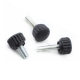 Round Head Hand Screw Glue Head Hand Twist Adjusting Straight Bolt Handle Knob Screw Plastic Handle Screw M3M4