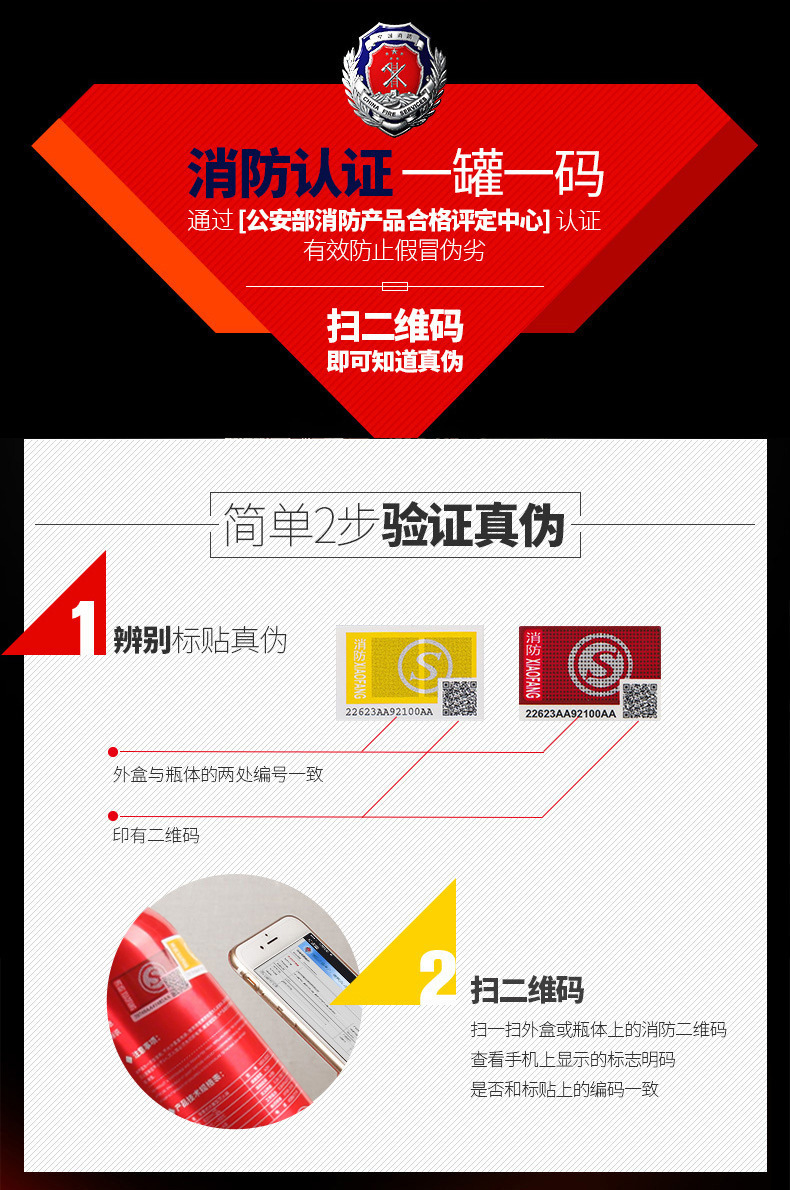 Vehicle-Mounted Fire Extinguisher, Water-Based, Small, Portable, for Use in Private Cars, Home Cars, and Small Vehicles, Foam Type, Automotive Fire-Fighting Equipment