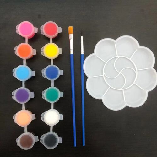 Gypsum Kite 12-Color Body Paint for Children DIY Drawing and Scribbling Acrylic Paint 3ml Bulk Acrylic Paint