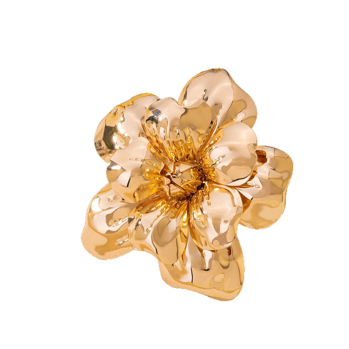 Pendientes de camelia para mujer estilo vintage francés chic_voghion.com