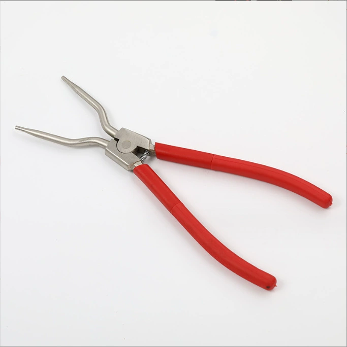 Поставка 11-дюймовых плоскогубцев для стопорных колец, пластиковые желтые и черные Пружинные плоскогубцы с ручными плоскогубцами, подходят для внутреннего изгиба, внешнего зажима, плоскогубцы для стопорных колец