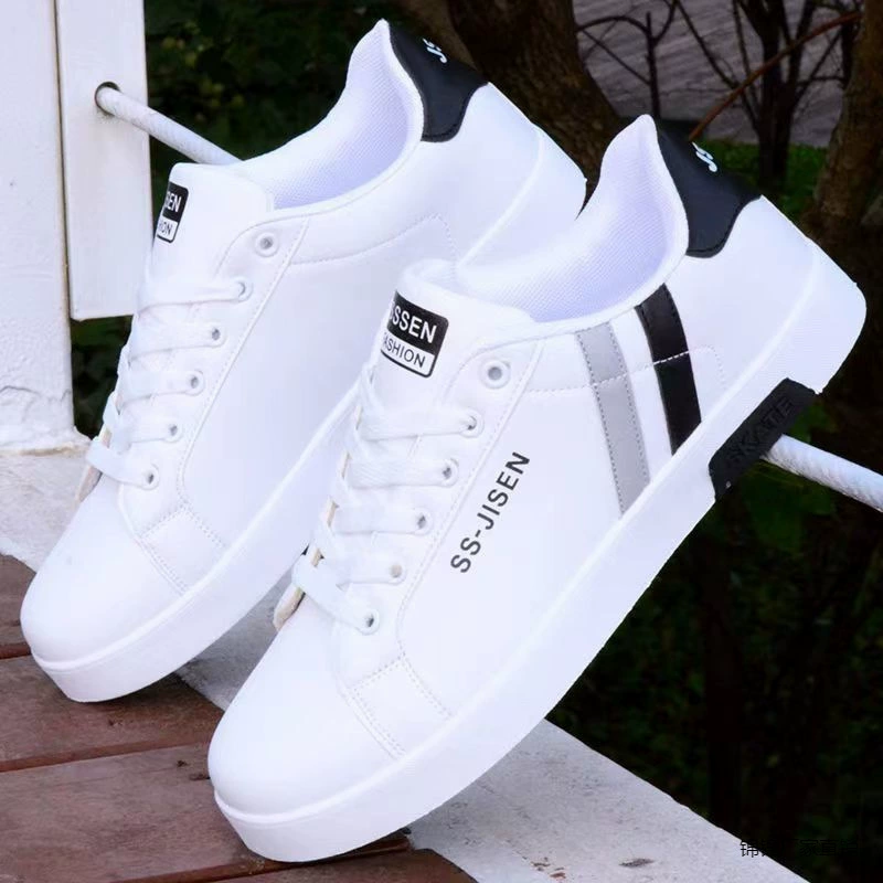 Осенняя мужская обувь 2025 новая маленькая белая обувь мужская спортивная повседневная обувь