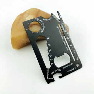 Stainless steel outdoor camping tool card survival card military knife card portable card blade tool card multi outdoor function card