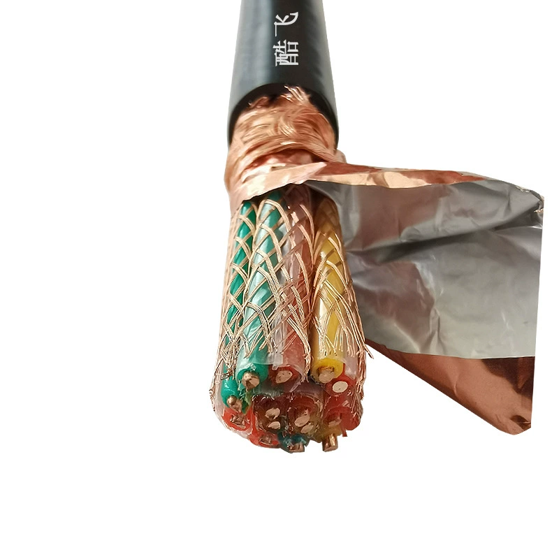 Computer cable DJFVP polyfricon -resistant high -temperature wire woven shielding DJYPV/DJF46P46P/KFFP