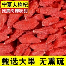 宁夏枸杞子新货头茬大颗粒枸杞子无熏硫干吃泡水泡酒红枸杞子代发