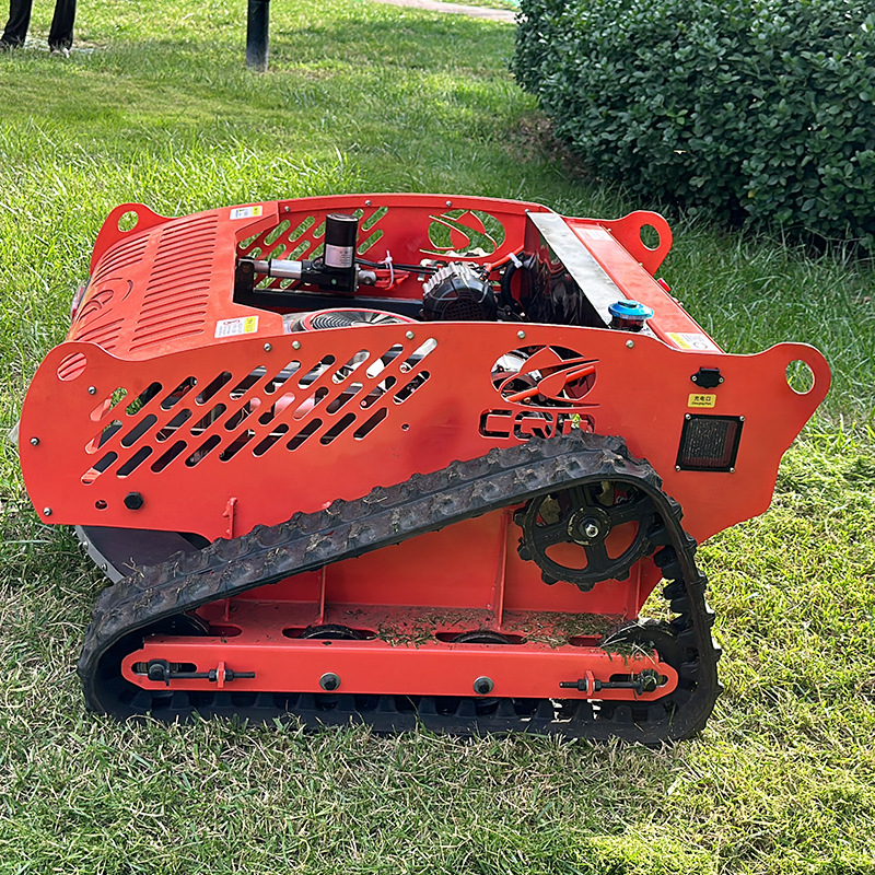 Crawler remote-control lawn mower high-horsepower orchard lawn mower manufacturer small gasoline lawn mower