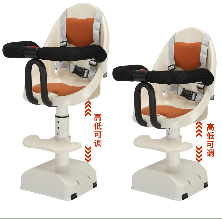 Child seat front baby seat electric car tram children can rotate baby safety seat can be raised and lowered