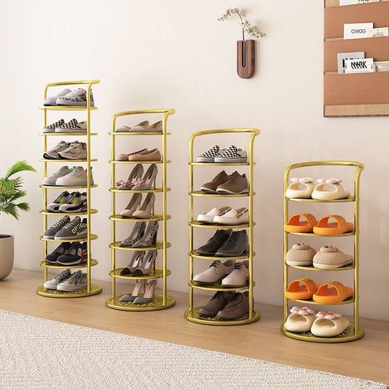 Shoe Rack Small Narrow Doorway Multi-layer Household Entry Simple Baby Children's New 2024 Explosive Storage Artifact Shoe Cabinet
