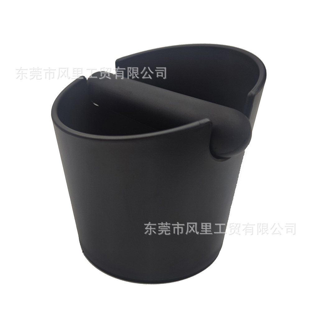 Cubo de café molido Caja de polvo de plástico Juego de almohadillas de café Caja de polvo KnockBox Accesorios para máquinas de café Desarrollo transfronterizo