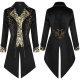 2024 New wish Amazon AliExpress European and American medieval tuxedo men's printed coat Carnival