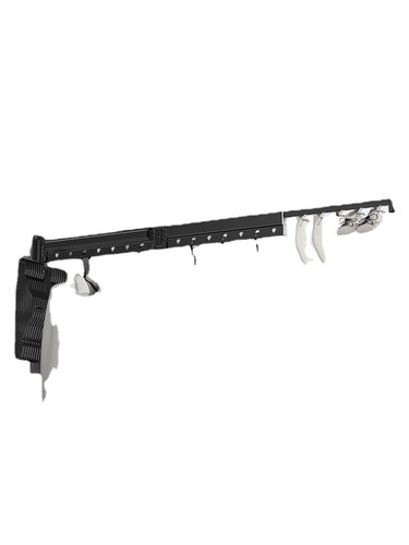 Original factory foldable wall-mounted balcony invisible telescopic drying rack indoor bay window windowsill sun drying sheet