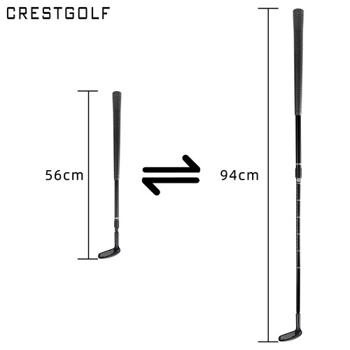 High-Quality Golf Telescopic Irons Golf Dual-Face Chipper Zinc Alloy Putter Sand Wedge Pitching Wedge Telescopic Irons