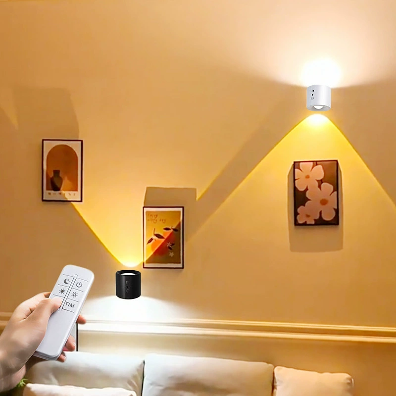 Sconce for bed, lantern, reading, magnetic night light, LED light strip for corridor, remote control