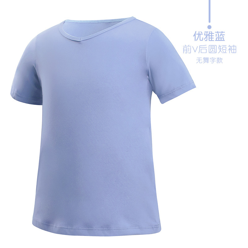 Ropa de baile para niños Primavera de manga larga niños ropa de práctica de niños ropa de baile latino ropa de cuerpo de baile chino top negro