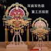 2516 finished fan two-color double-sided
