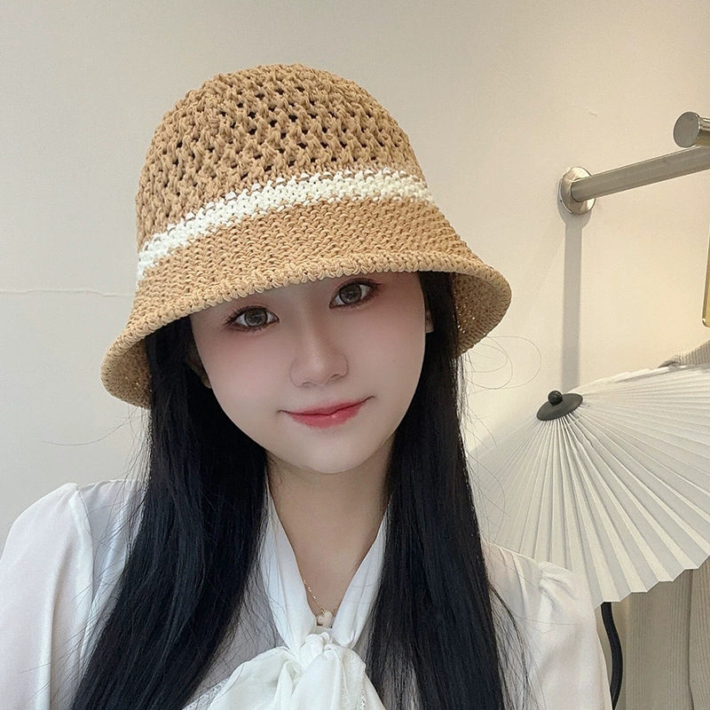 Bean pattern basin hat-khaki