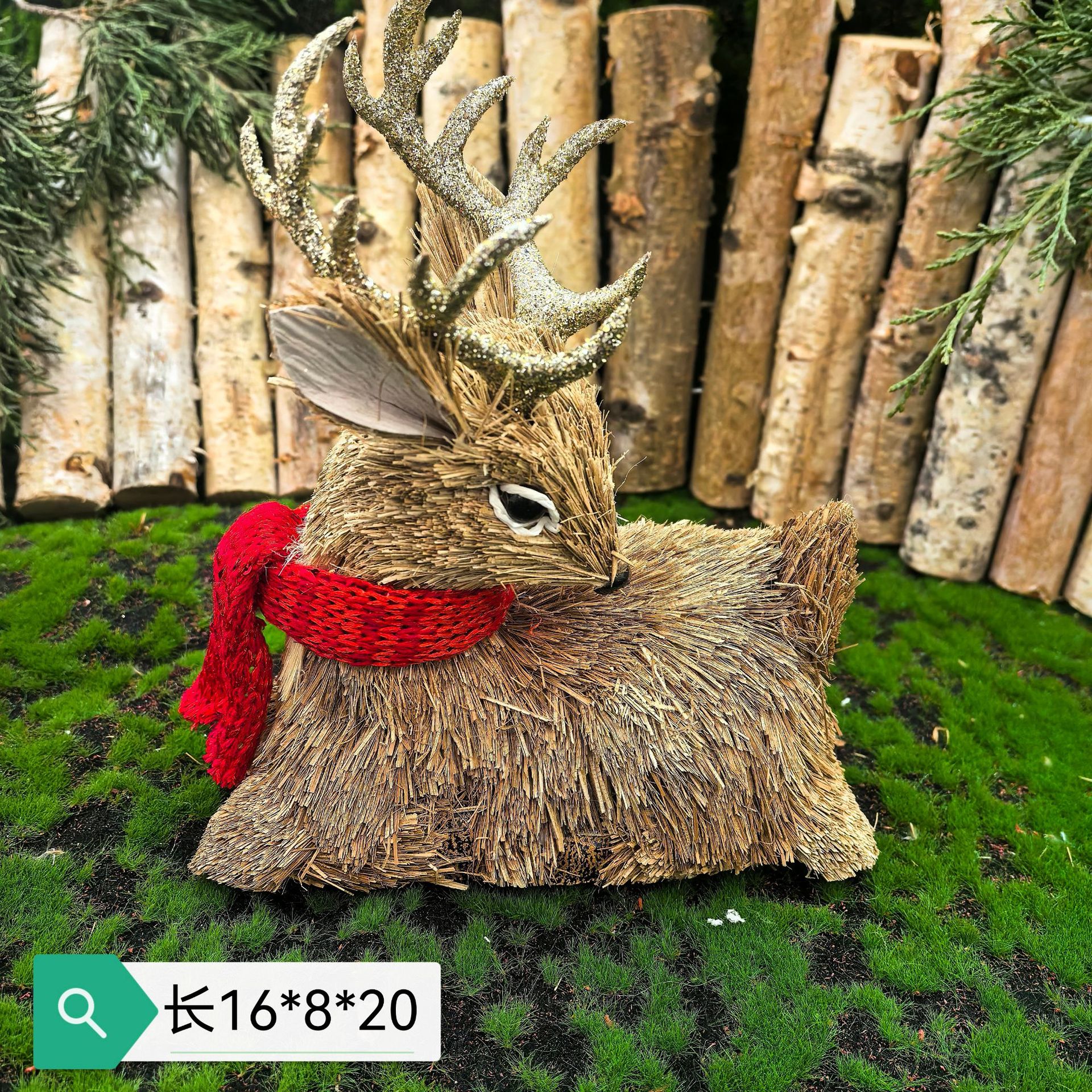 Decoración de ciervo navideño, adornos lindos, exquisitos recuerdos, simulación de alces, decoración de escritorio de ventana navideña, accesorios
