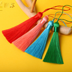 Ruan Su Tassel Small Size 8cm Short Thick Tassel Tassel Pendants for Sachets Bookmark Small Tassel Pendant Accessories Hanging Ornament