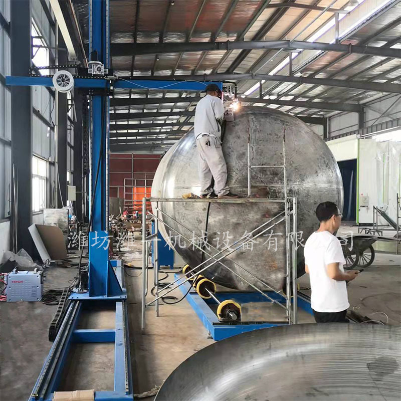 厂家现货供应大型罐体环缝自动焊伸缩臂式焊接操作机山东