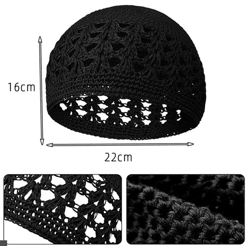 Handcrafted Crochet Wheat-ear Wig Cap, Breathable & Hollowed-Out Wool Hat—Cross-Border, Trending on Amazon Europe & America, Perfectly Versatile Hair Accessory