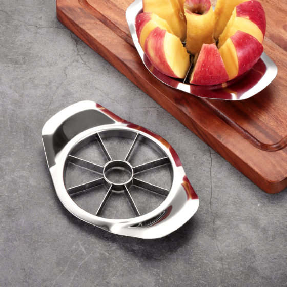Factory direct supply creative stainless steel manual apple mango cut easy corer fruit equal split slitter