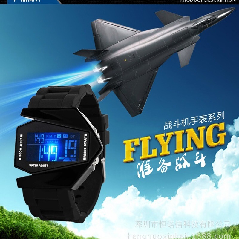 Shenzhen manufacturers wholesale students waterproof LED electronic multifunctional with alarm clock foreign trade cross-border explosions electronic watches