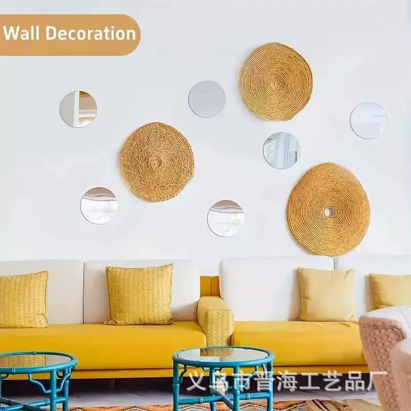 Аcrylic stickers, round mirror, sofa, (Cross-border trading), mirror effect