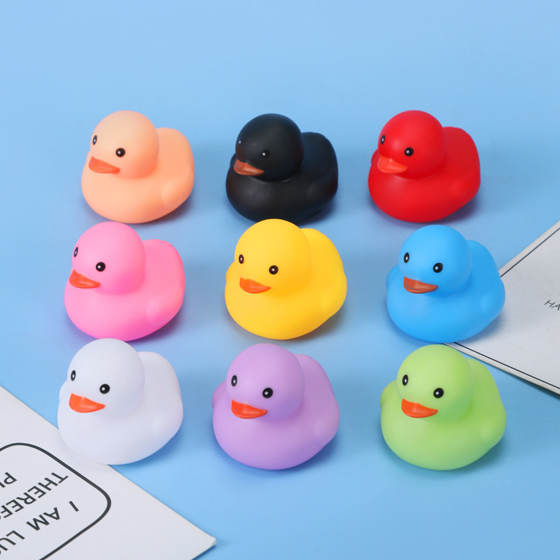 Factory direct color duck baby water small yellow duck children pinch call toy milk tea shop small gift Factory direct color duck baby water small yellow duck children pinch call toy milk tea shop small gift