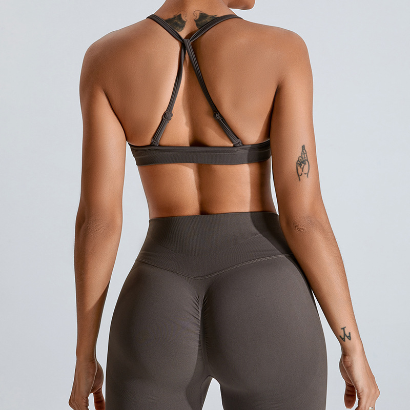 [Procesamiento personalizado] chaleco deportivo de mujer sin camisa de ropa interior de yoga secado rápido
