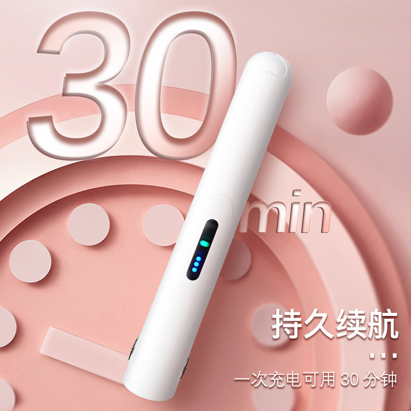 クロスボーダーミニワイヤレス充電ポータブルUSBスプリント前髪カーリングとストレート両用寮用小型ヘアアイロン|undefined