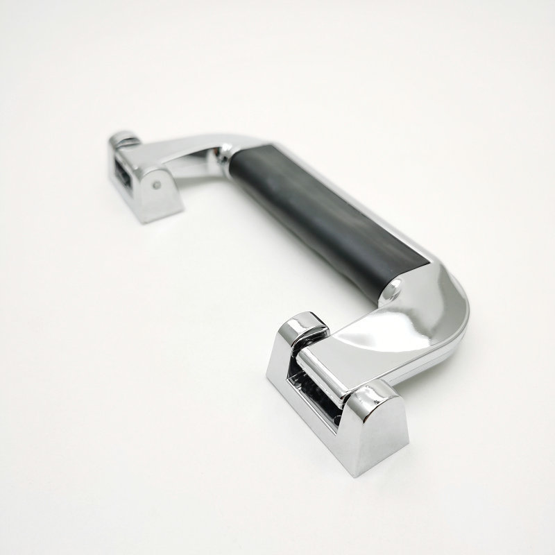 Mango de plástico para equipaje, caja de aluminio americano, mano, hardware, accesorios para equipaje de plástico, caja trolley con marco de aluminio, accesorios para equipaje