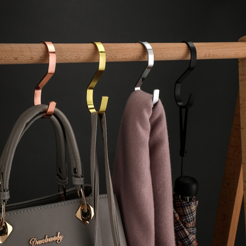 Clothing store S hook S-type flat hook kitchen bathroom jeans hook clothing clothes hook S-type clothes hanger hook
