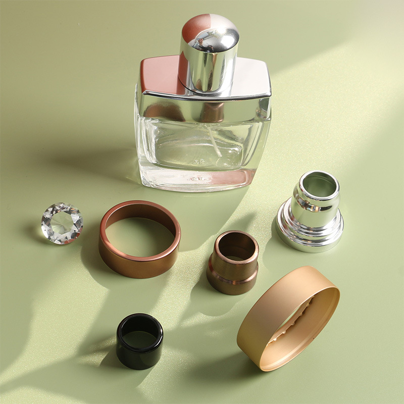 厂家供应电化铝瓶盖配件类喷嘴铝圈尺寸形状可按需生产电化铝配件