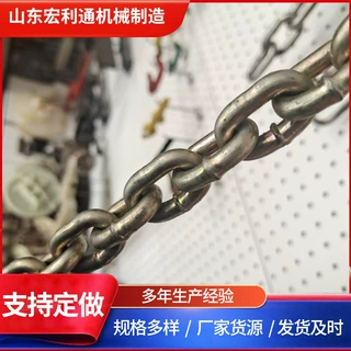 定制热镀锌表面光滑多用途焊接镀锌链条6-30mm工业用镀锌链条