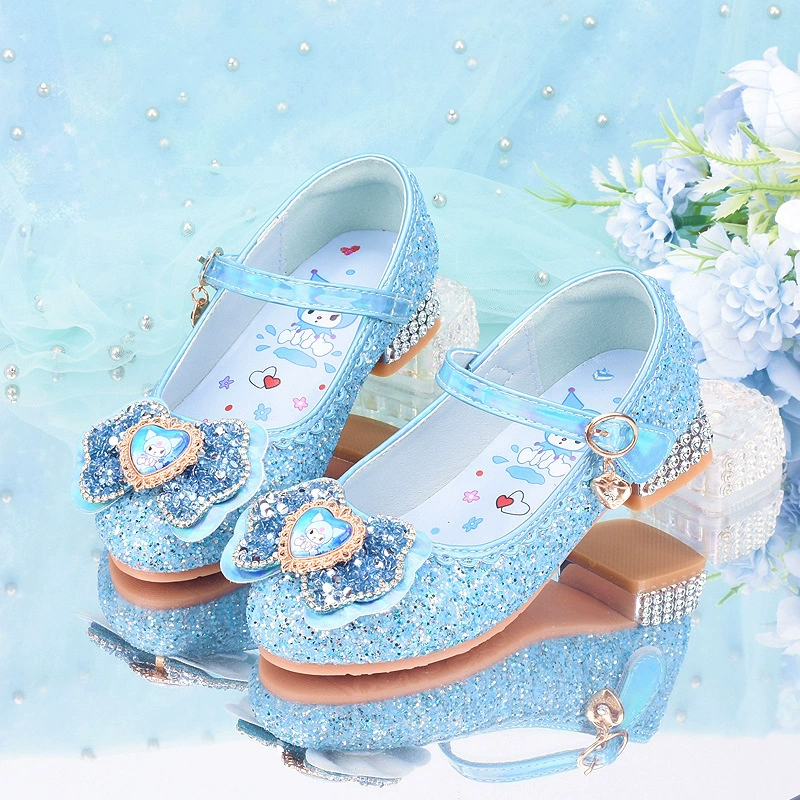 Весенние и осенние кулуми обувь для девочек принцессы новые детские туфли на высоком каблуке иностранные туфли для девочек кожаные туфли для студентов