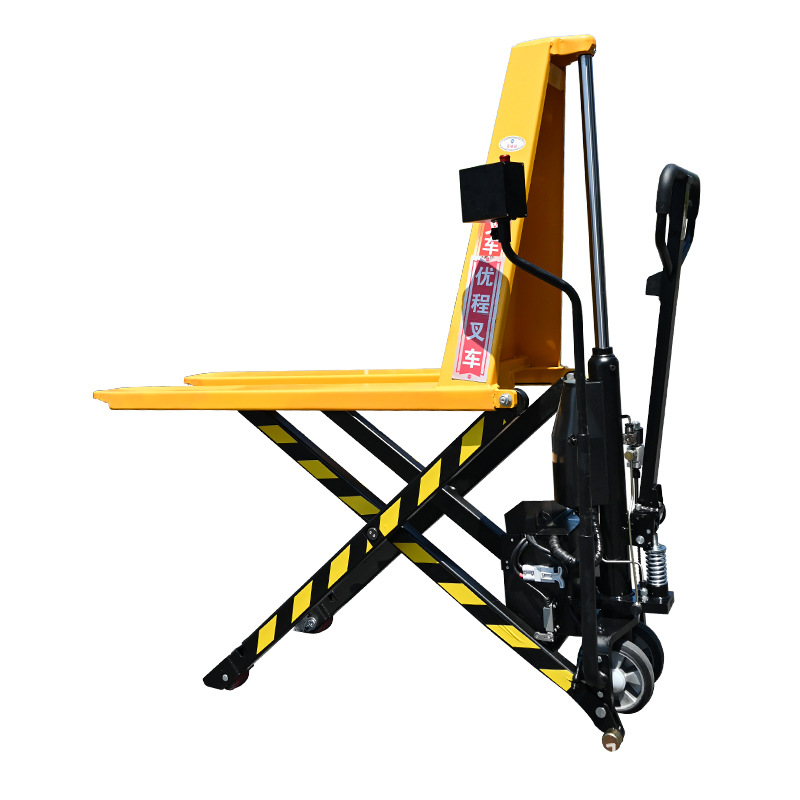 1,5 toneladas de tijeras manuales de elevación alta elevación elevadora elevadora elevadora hidráulica de tijeras de elevación alta inducción fotoeléctrica