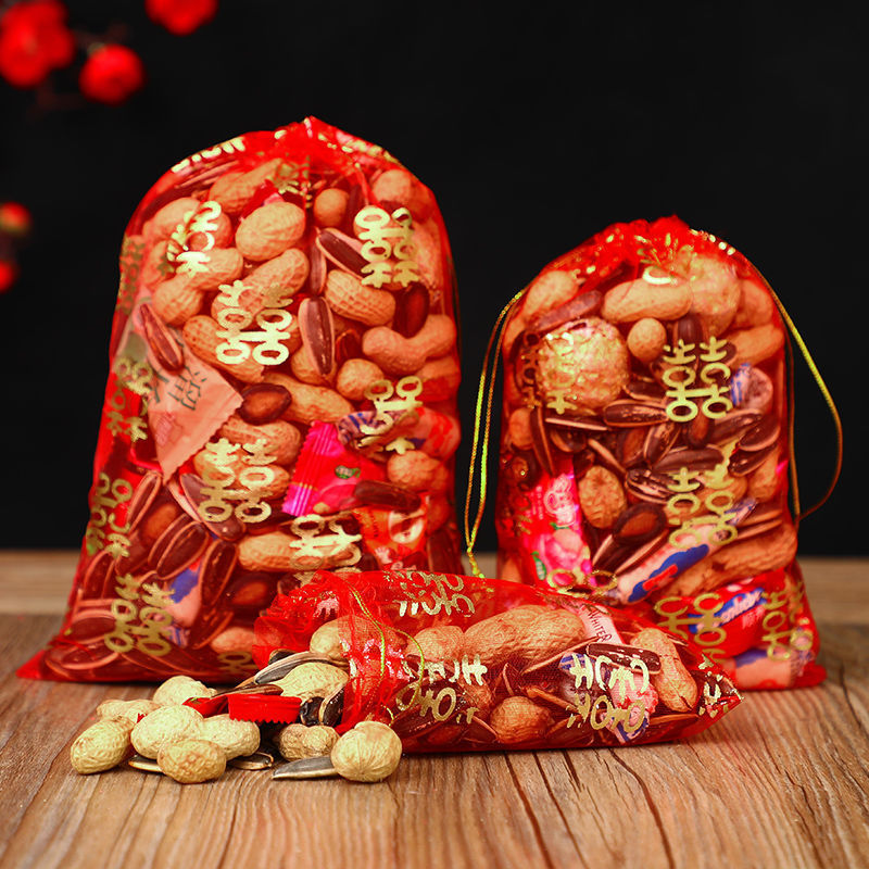 結婚式のキャンディーバッグ、中国風のウェディングバッグ、ガーゼバッグ、キャンディーバッグ、ウェディング用品、ウェディングギフトボックス、ウェディングキャンディーボックス|undefined